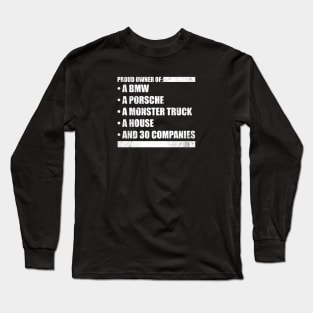 MTV The Challenge - Team Wes - Monster Truck 30 Companies Long Sleeve T-Shirt